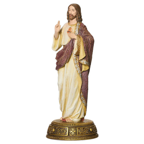 Sacred Heart of Jesus Statue with Prayer Drawer