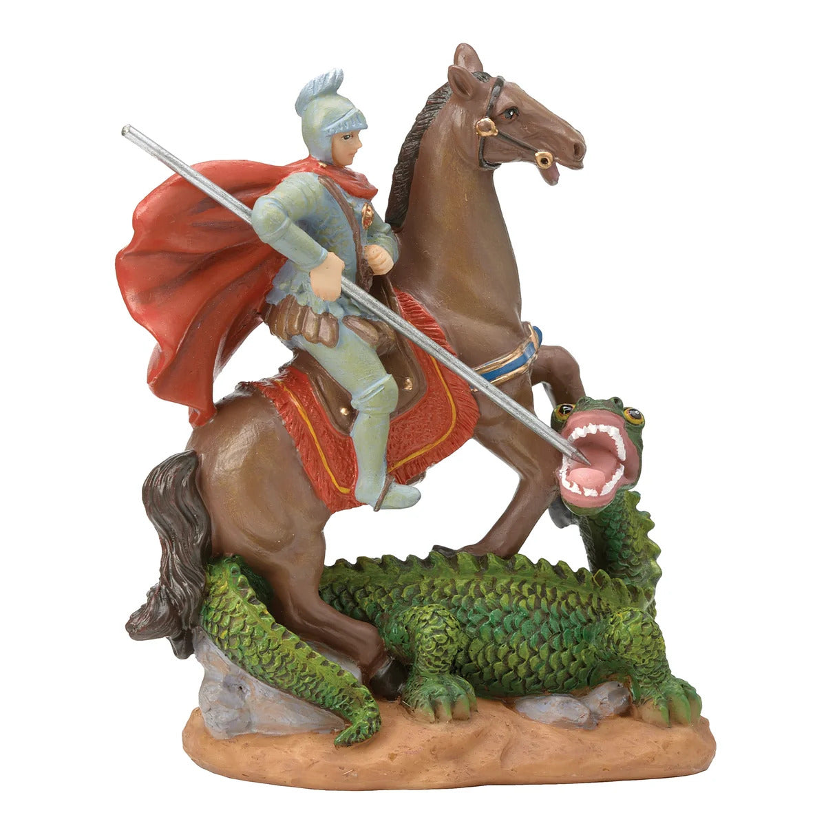 St George 3.5 inch boxed figure and holy card