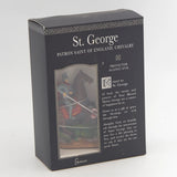 St George 3.5 inch boxed figure and holy card