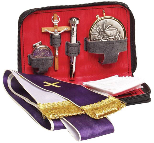 Grey Suede Case Sick Call Set - no. K151