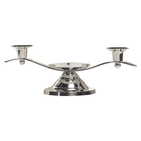 Silver Finish Unity Wedding Candle Holder