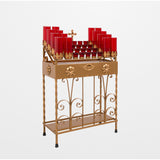 Votive Light Stand Combination Scroll Design in 3 Sizes