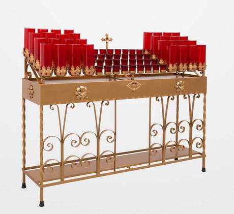 Votive Light Stand Combination Scroll Design in 3 Sizes