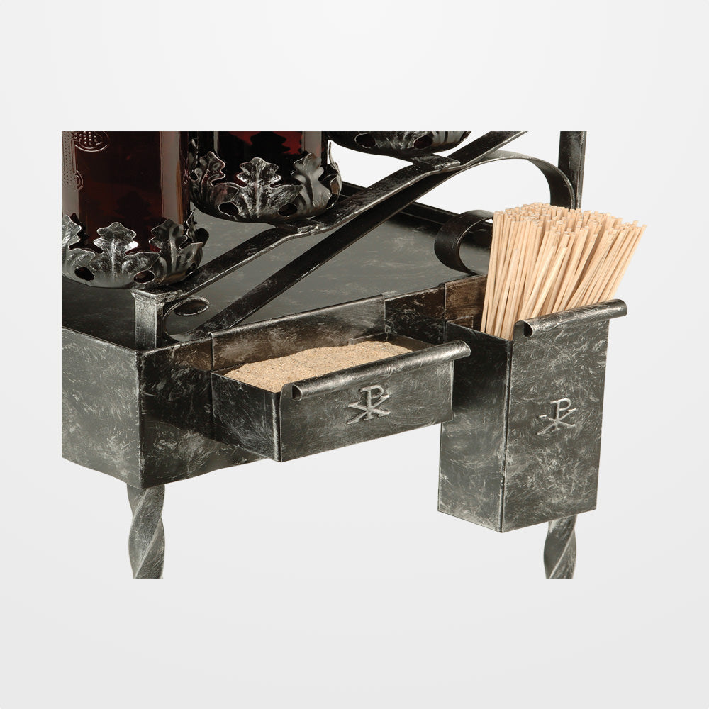 Votive Light Stand Combination Scroll Design in 3 Sizes