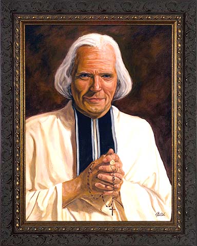 St John Baptiste Vianney Framed Print 12x16 inches