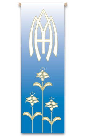 Marian Printed Banner  no. 7122