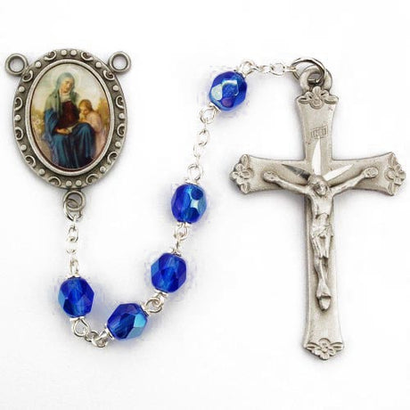 Saint Anne Deluxe Photo Center Rosary
