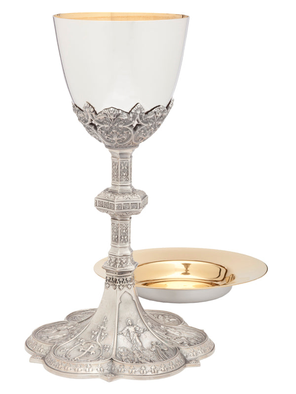 Gothic Silver Plate Chalice  A-8402S
