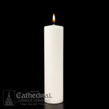 3 x 12 inch Plain Christ Candle with Spike Hole End