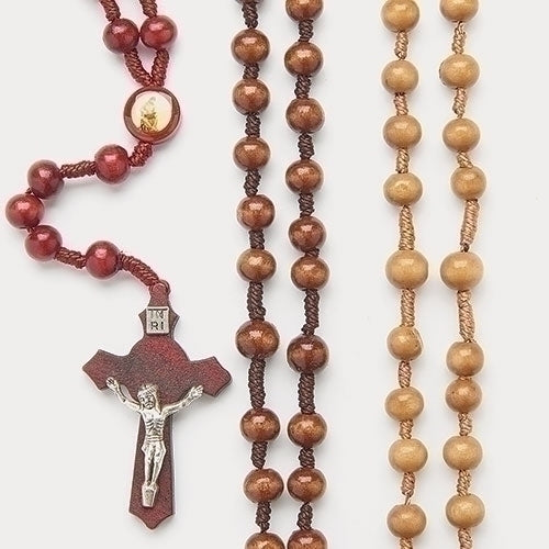 Asst. Carpenter Shop Wood Rosary