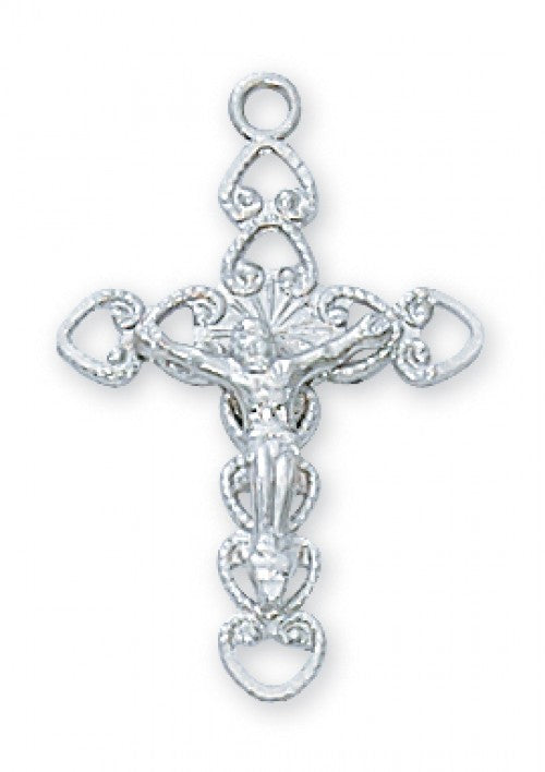 Small Sterling Crucifix for Girls  no. L7057