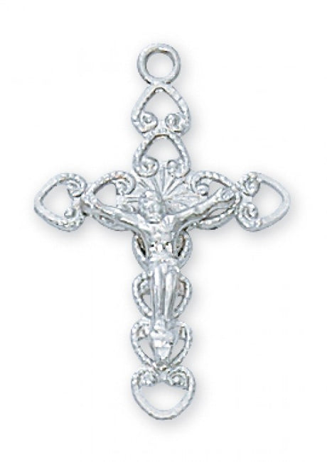 Small Sterling Crucifix for Girls  no. L7057