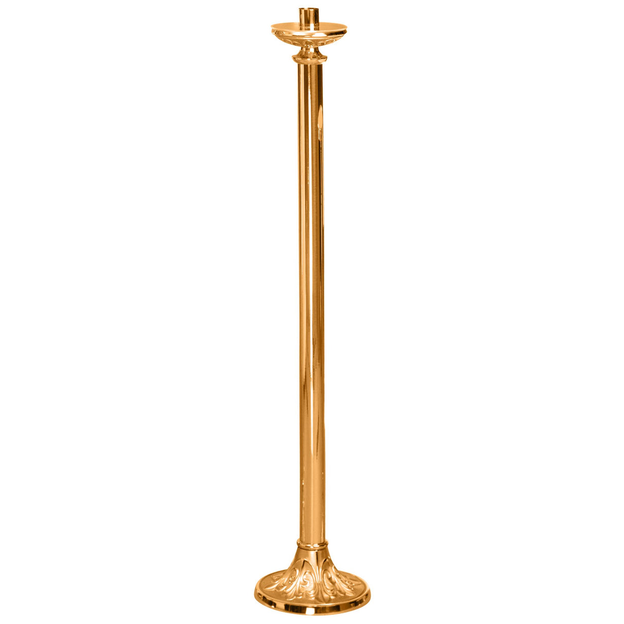 Elegant Leaf Design Base Candlestick - No. 232-129