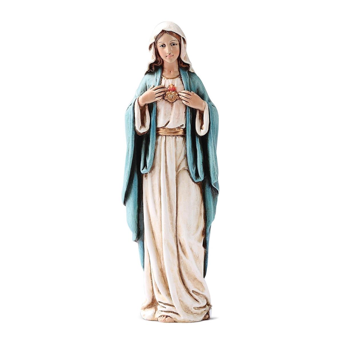 6 inch Immaculate Heart of Mary Statue - from the Joseph Studio Collection