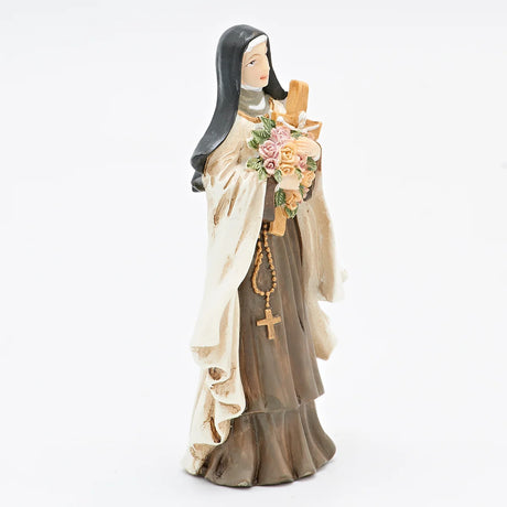 St Therese 3.5 inch boxed figure and holy card