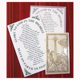 Individual Oplatki Christmas Wafers - Gold Stamped