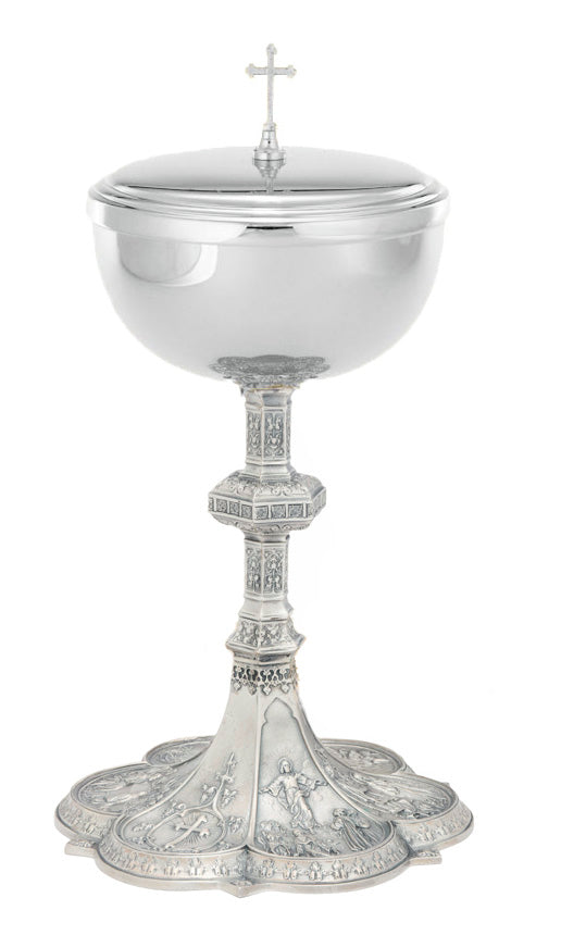Gothic Silver Plated Ciborium  - no. B8403S