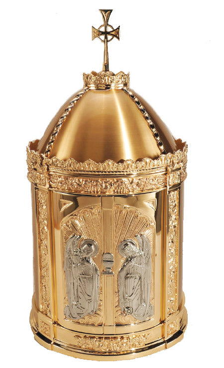 Large Cylinder Tabernacle with Angel Doors - no. 61TAB30
