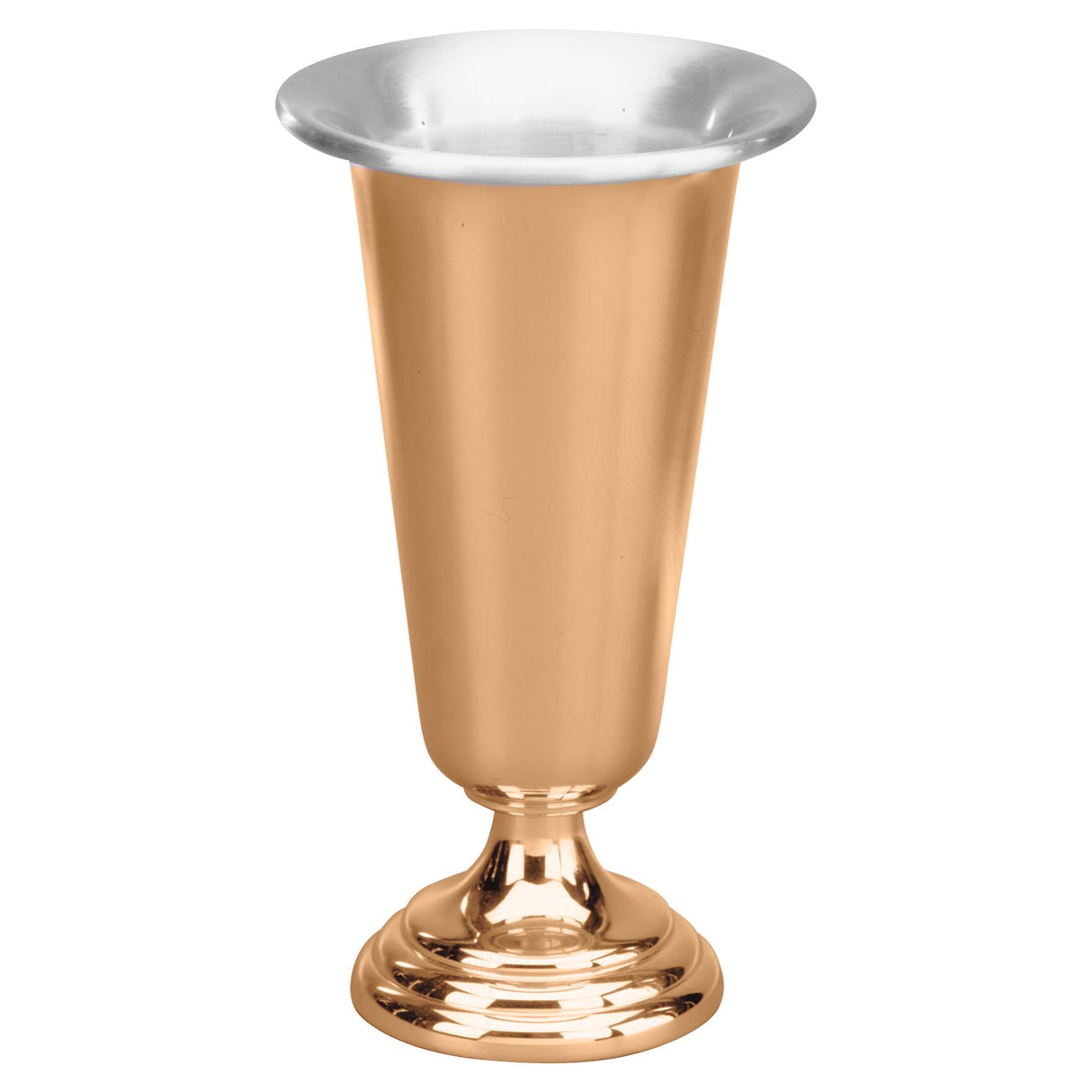 Altar Flower Vase with Round Beveled Base -  No. 444-58