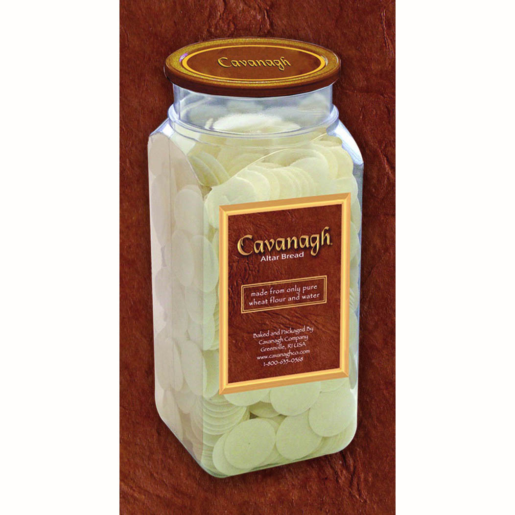 1-1/8 inch White Altar Bread - 1000 host Container