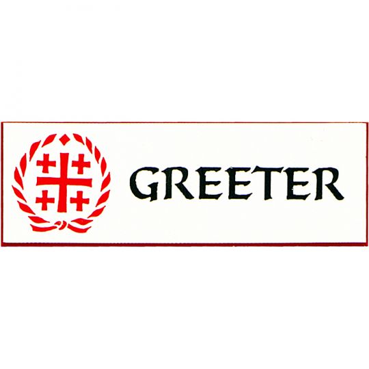 Greeter Badge – In His Name Store