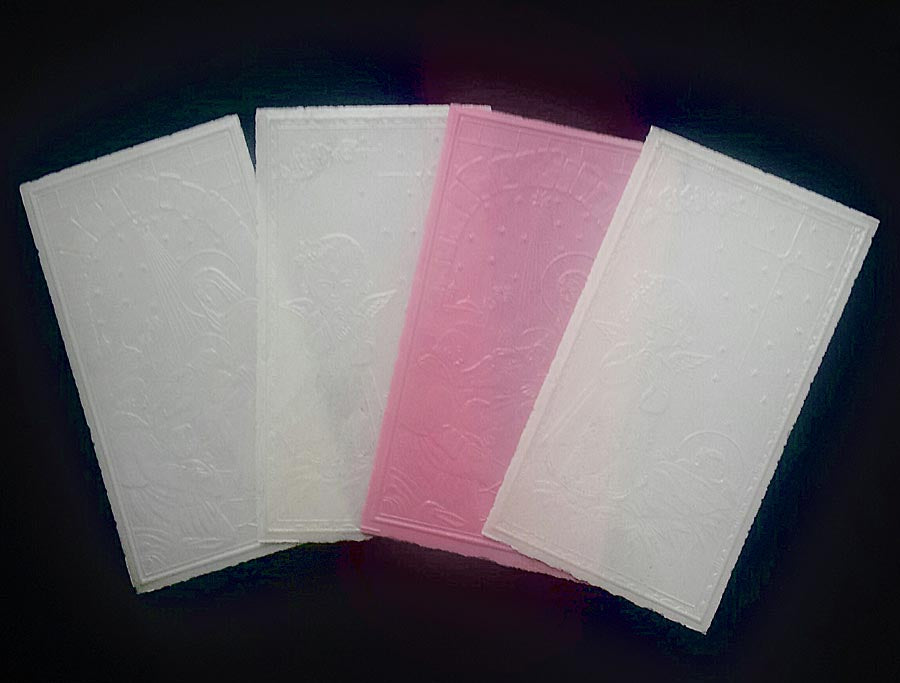 Oplatki (Oplatek) Christmas Wafers - 4ct Package (1 Pink & 3 White)