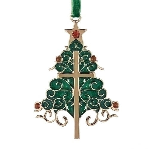 Christmas Cross Ornament with Prayer no. 38575