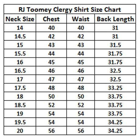 Long Sleeve Neckband Clergy Shirt 201