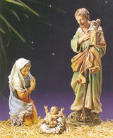 Full Color Holy Family Garden Nativity Set  27 inch Scale 39530