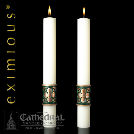 Christus Rex Complementing Altar Candle Sets