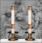 Luke 24 Complementing Altar Candle Sets - 2 piece set