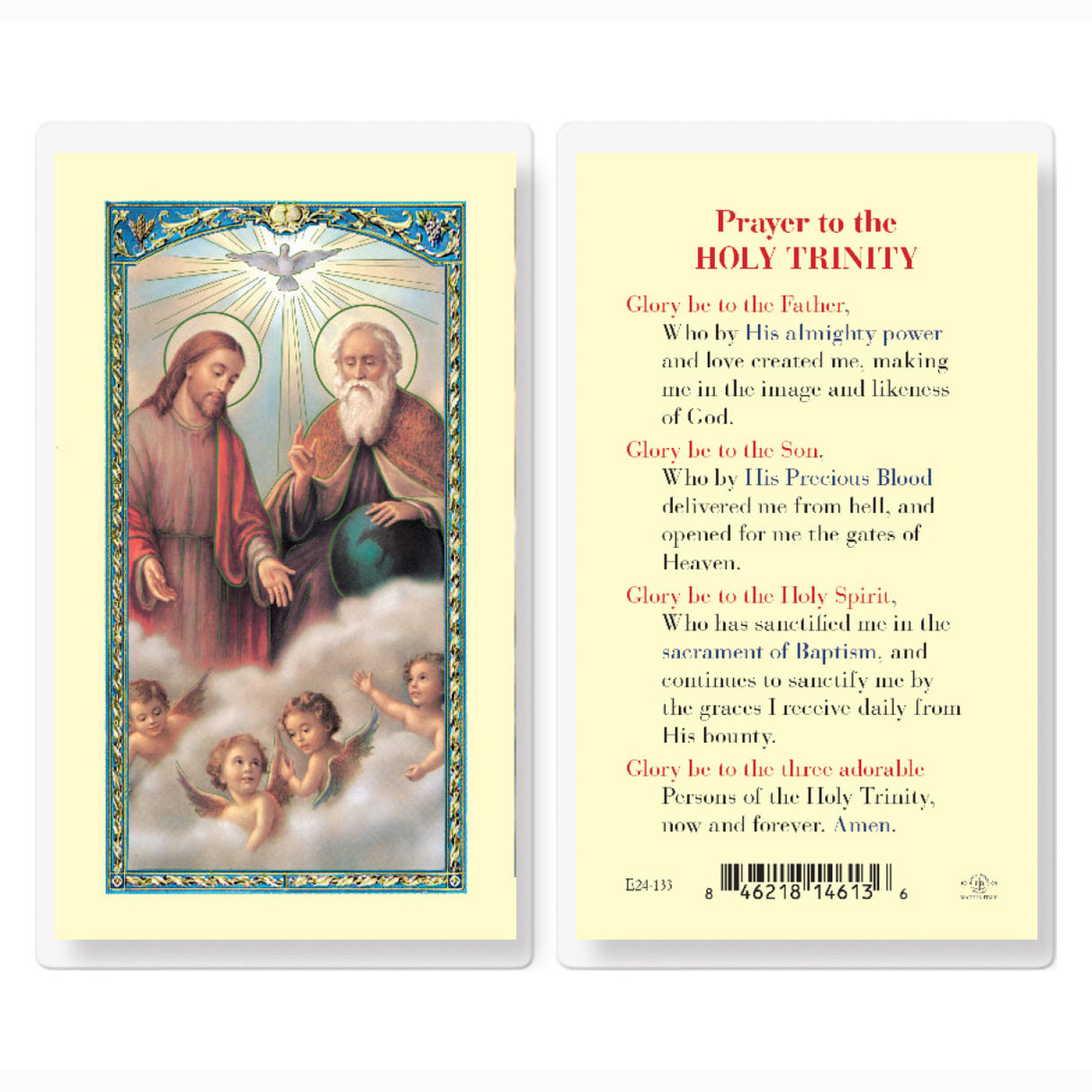 Prayer to the Holy Trinity Prayer Cards 800-153