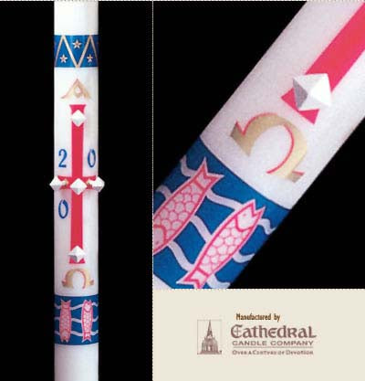 Benedictine Paschal Candles - All Sizes  80402xxx