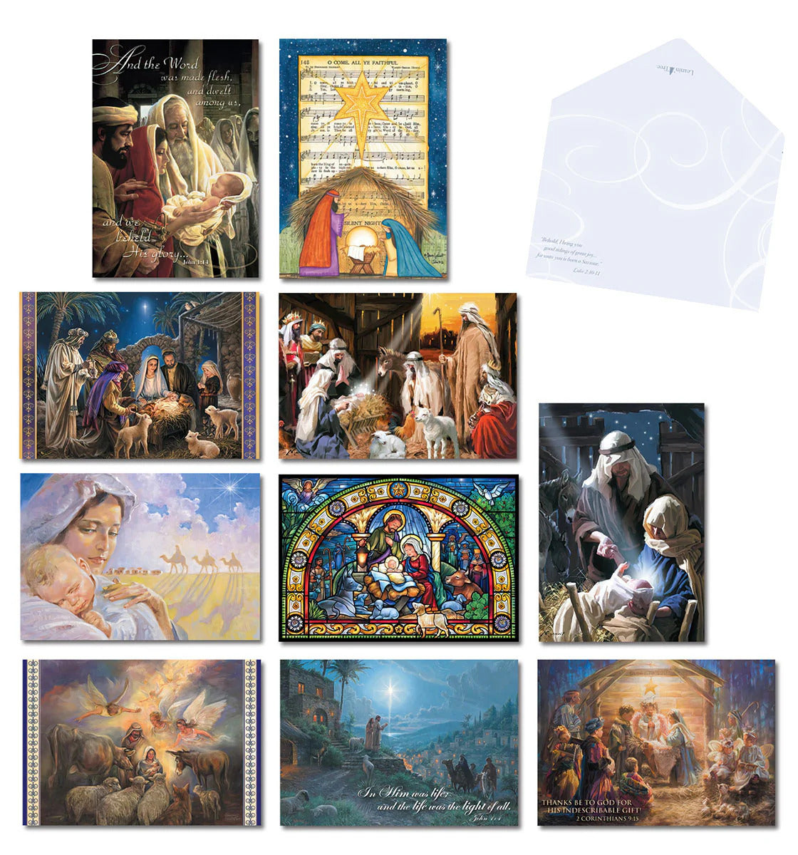 Story of Christmas Assorted Christian Boxed Cards 20ct