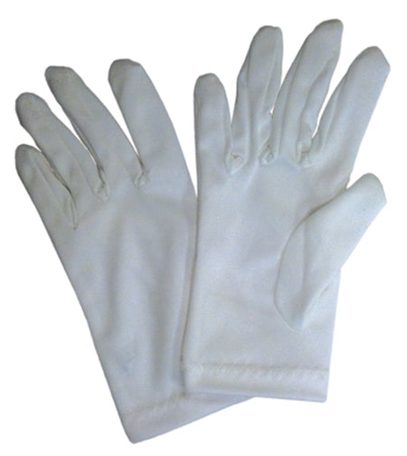 2103 Medium White Cotton Altar Server Gloves