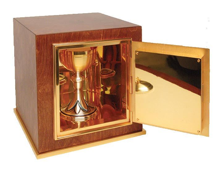 K905 Wood Tabernacle Gold Palted Door