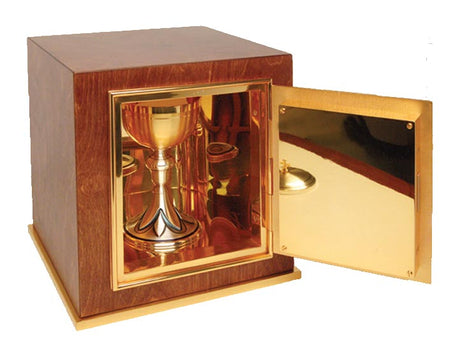 K905 Wood Tabernacle Gold Palted Door