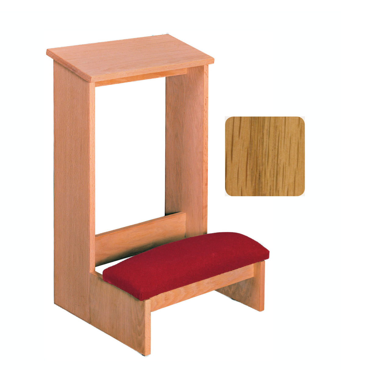 Fruitwood Finish 19 inch wide Prie Dieu 2300